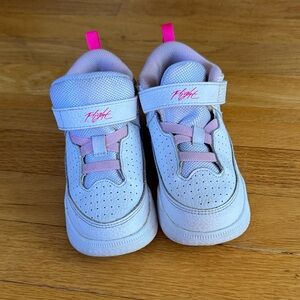 Kids Sneakers - White and Pink